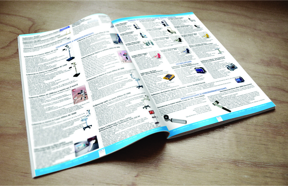 Grafica catalog prezentare produse