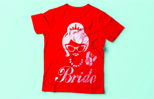 tricou mireasa - bride t-shirt