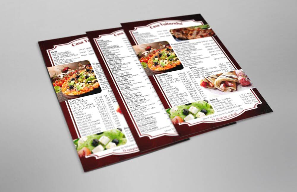 Grafica flyer Restaurant - Pub