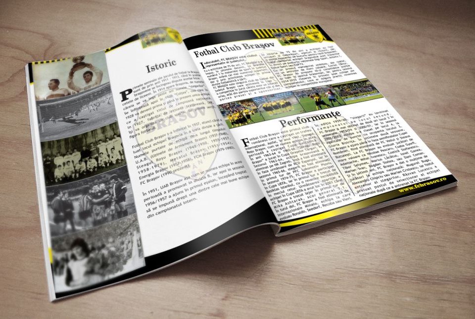 Grafica revista Fc Brasov