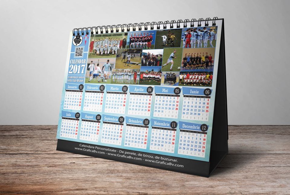 Grafica Calendar de birou - Echipa Fotbal Celta Vigo Brasov