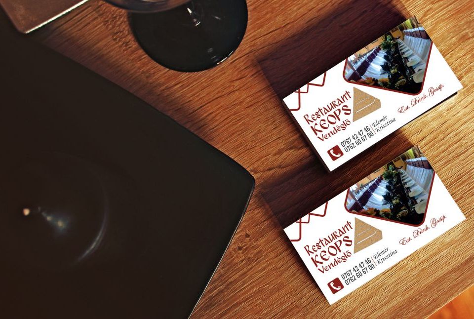 Grafica - Design Carti de vizita Restaurant Keops