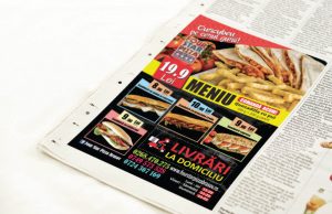 Flyer Fast Food Brasov