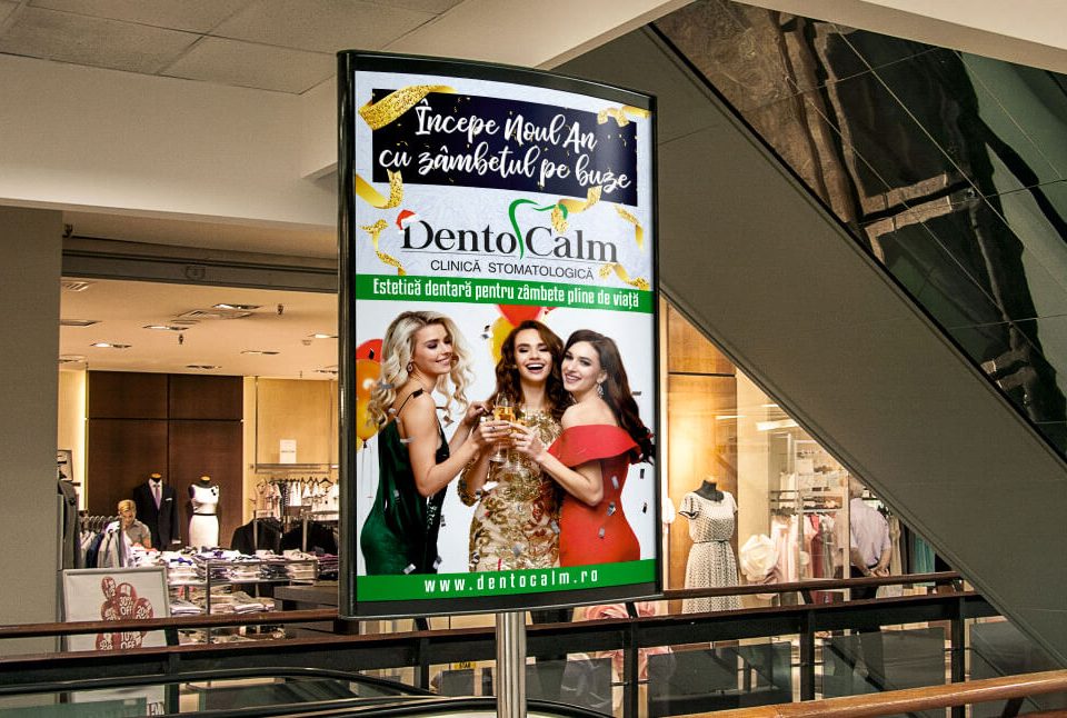 Grafica Afis Indoor Dentocalm