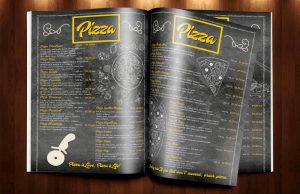 Grafica Meniu Pizza Cora
