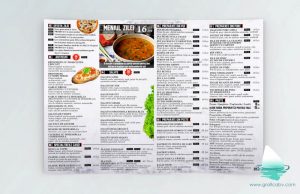 Design pliant bifold - La Pizza Restaurant Bucuresti (3)