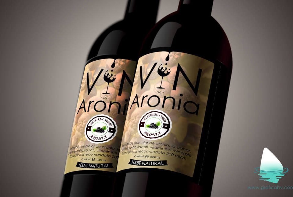 Grafica Eticheta vin Aronia