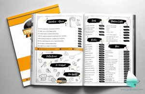 Grafica meniu Street Food