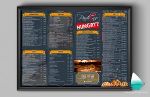 Grafica meniu Padrino Restaurant Suceava