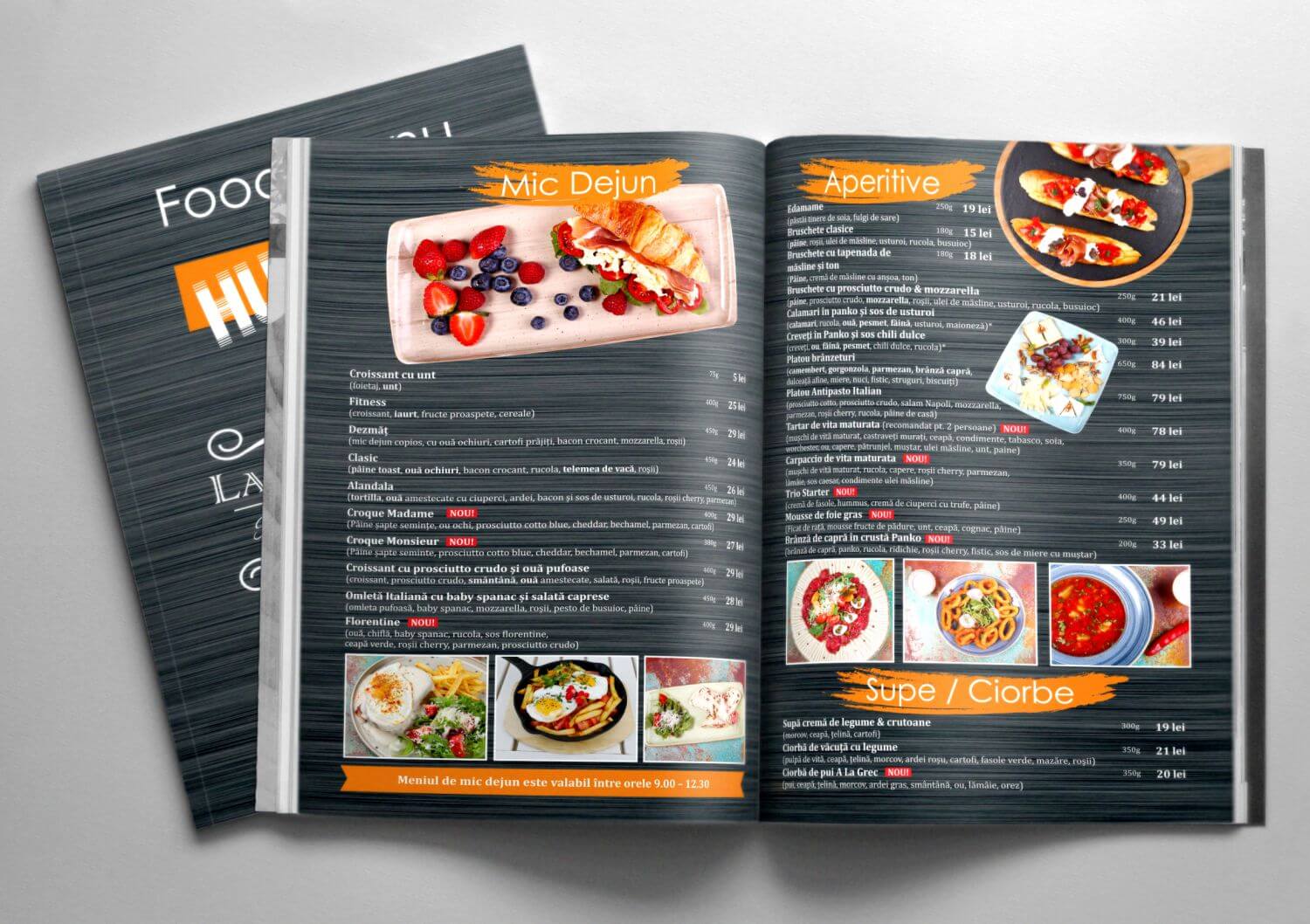 Grafica Meniu Restaurant