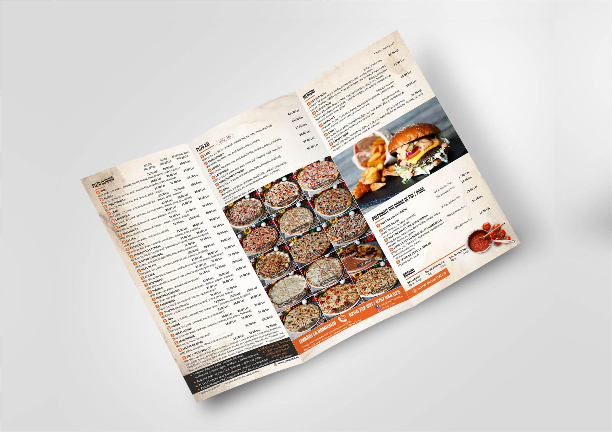 Grafica pliant Pizza