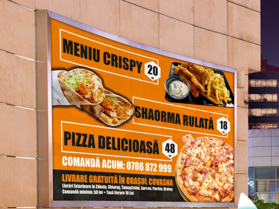 Grafica banner Oferta restaurant Keops
