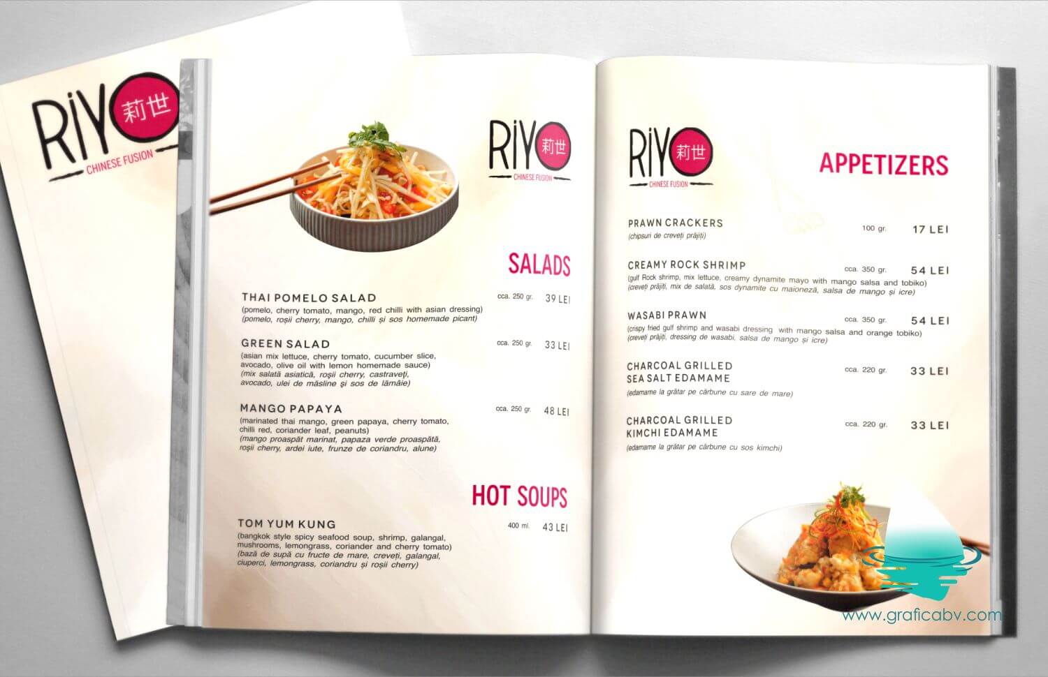 Grafica meniu RIYO Chinese Fusion
