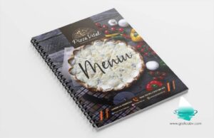 Design meniu Pizza Vital