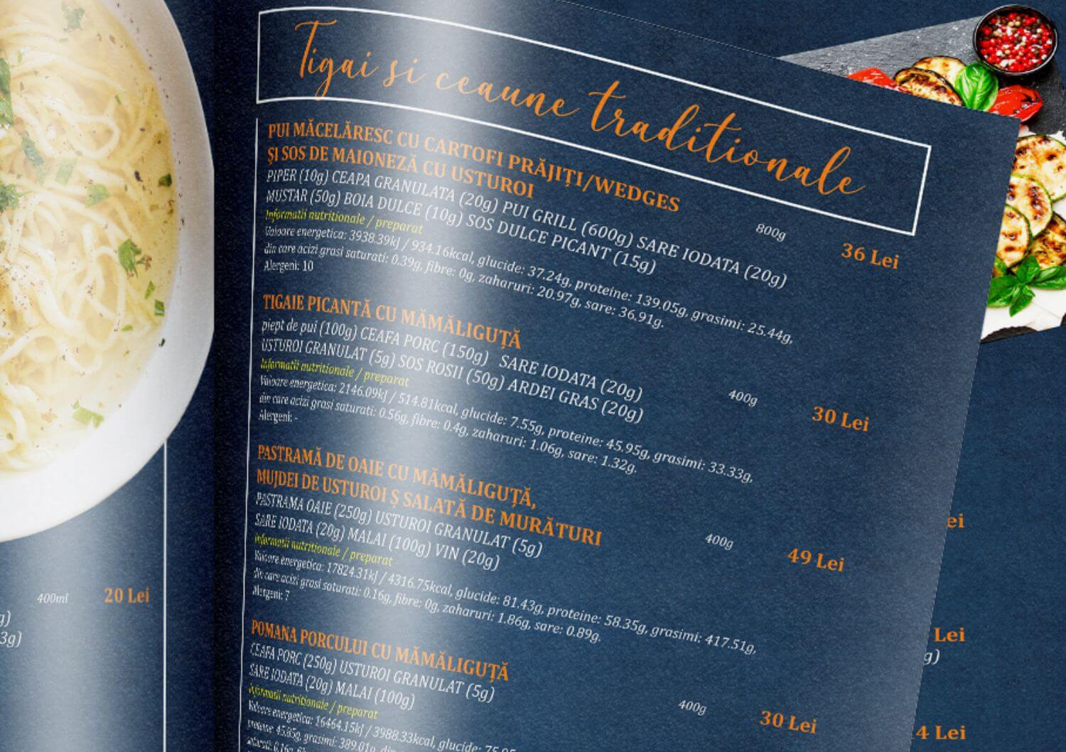 Calcul Valori Nutritionale HoReca
