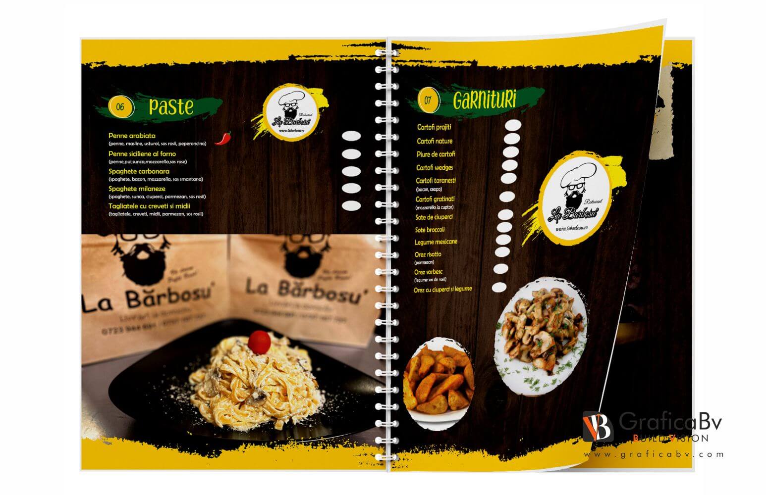 Design meniu restaurant si terasa 2