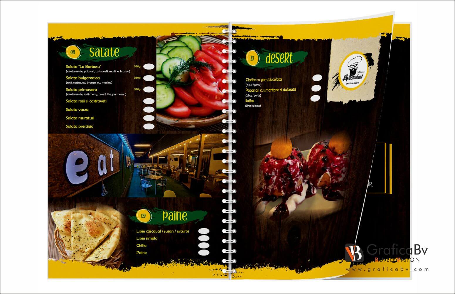 Design meniu restaurant si terasa 3