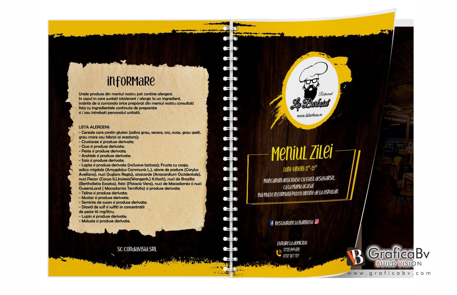 Design meniu restaurant si terasa 4