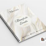 Design meniu Manifesto Events
